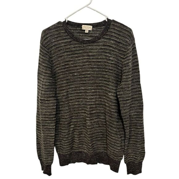 Club Monaco Italian Yarn Textured Crewneck Sweater Mens Size S Silk Alpaca Wool - Picture 3 of 13